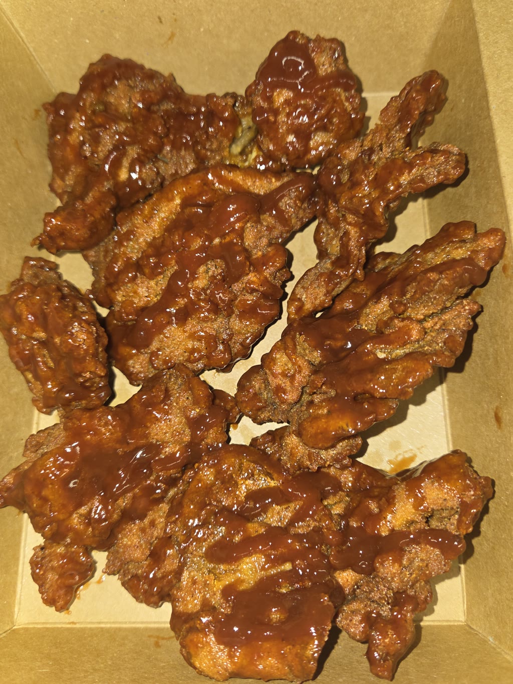 Midwest mild sauce oyster-mushroom wings