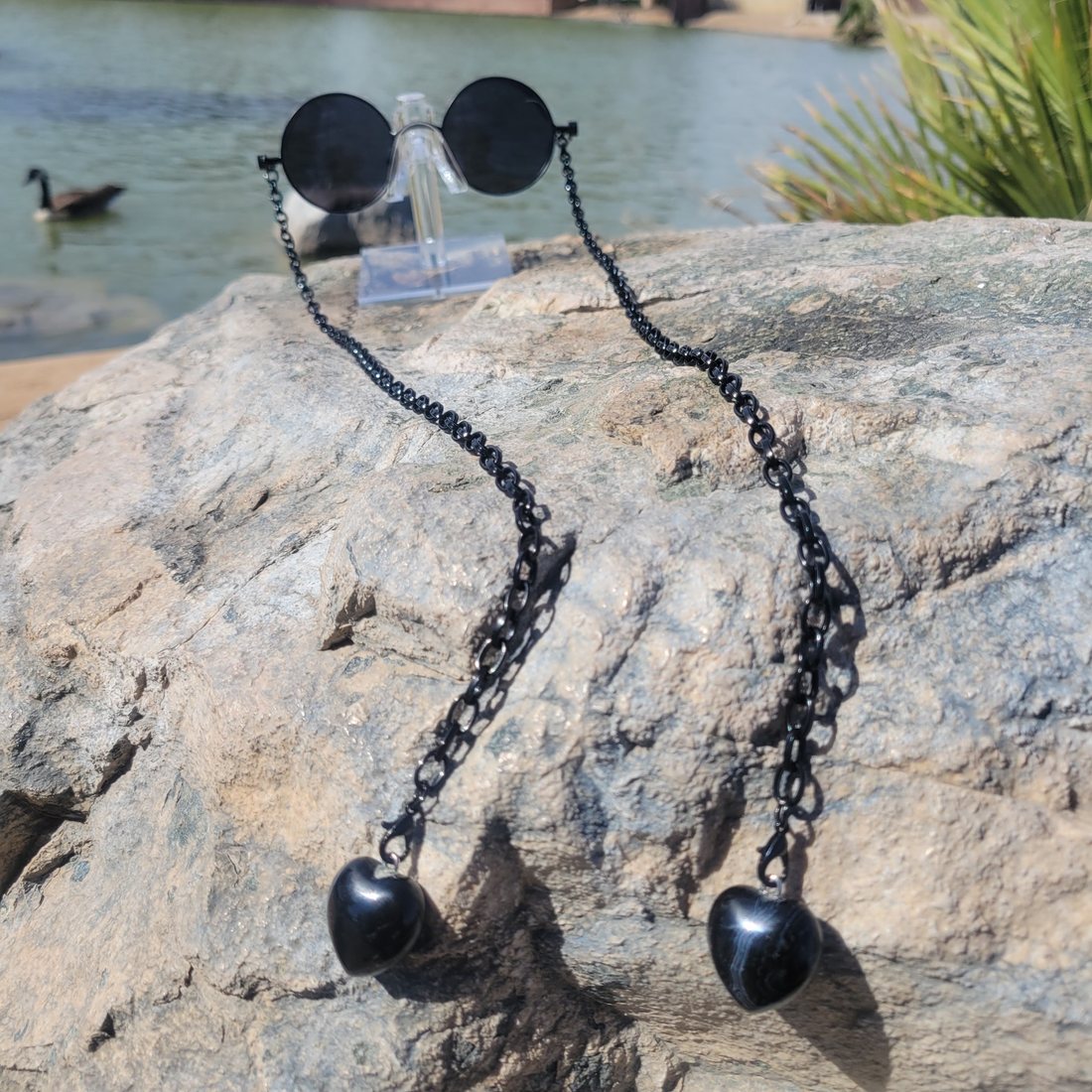 Black Hearts — D.A.N.G.L.S handmade crystal eyeart
