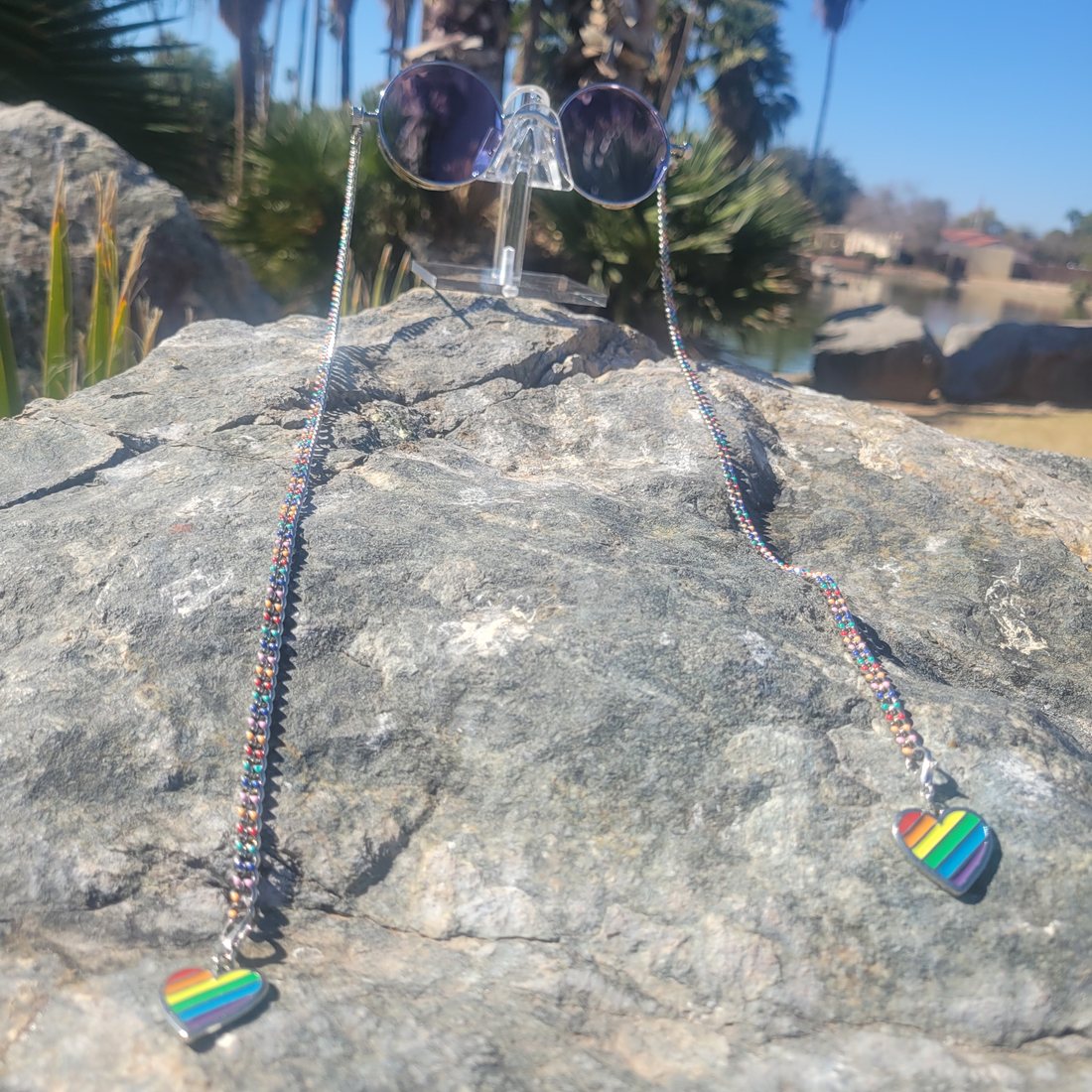 Rainbow Hearts — D.A.N.G.L.S handmade crystal eyeart