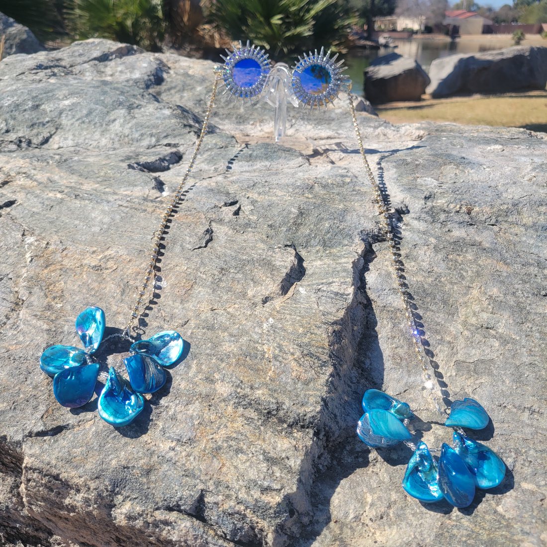 Spiked Diamonds — D.A.N.G.L.S handmade crystal eyeart