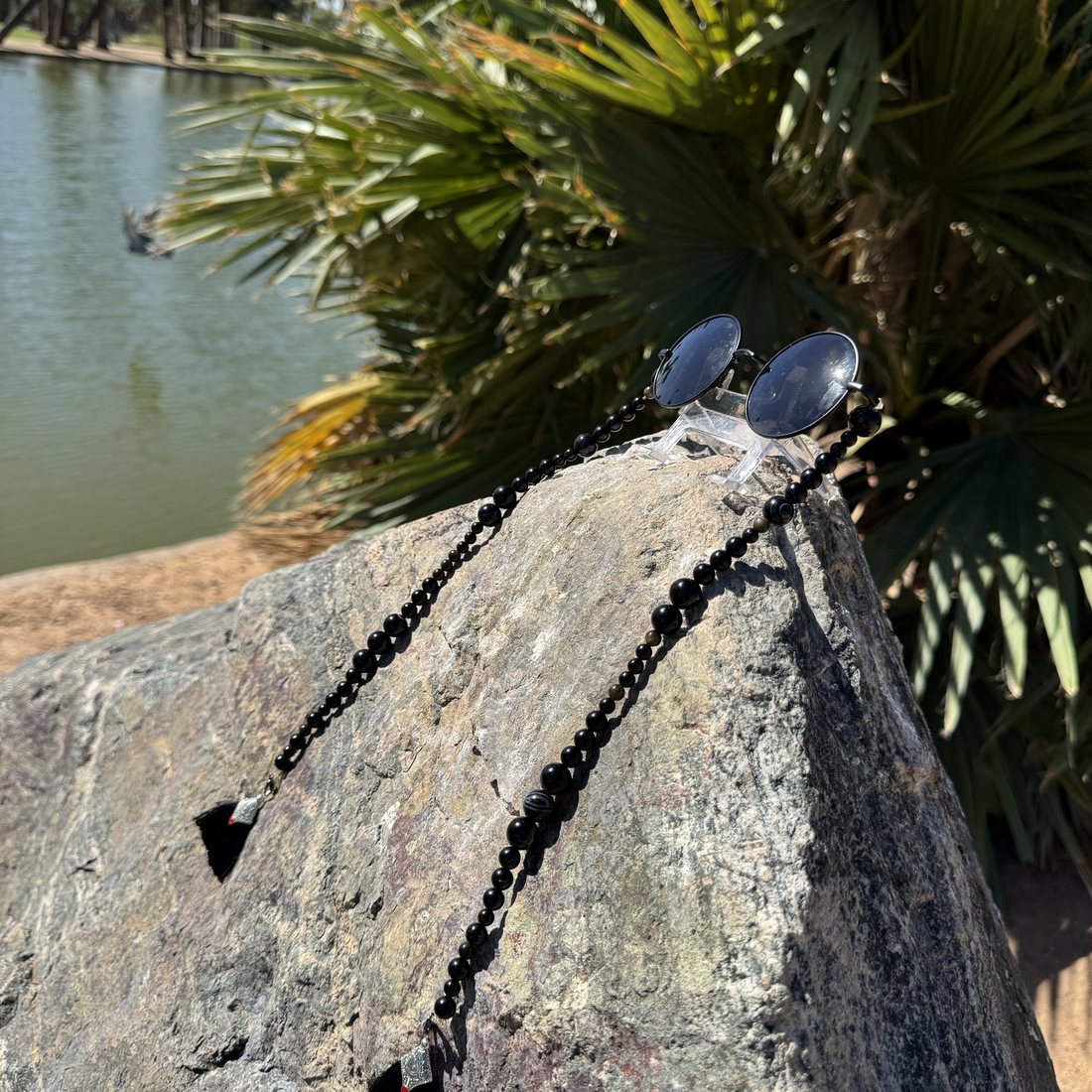 Triple Darkness — D.A.N.G.L.S handmade crystal eyeart